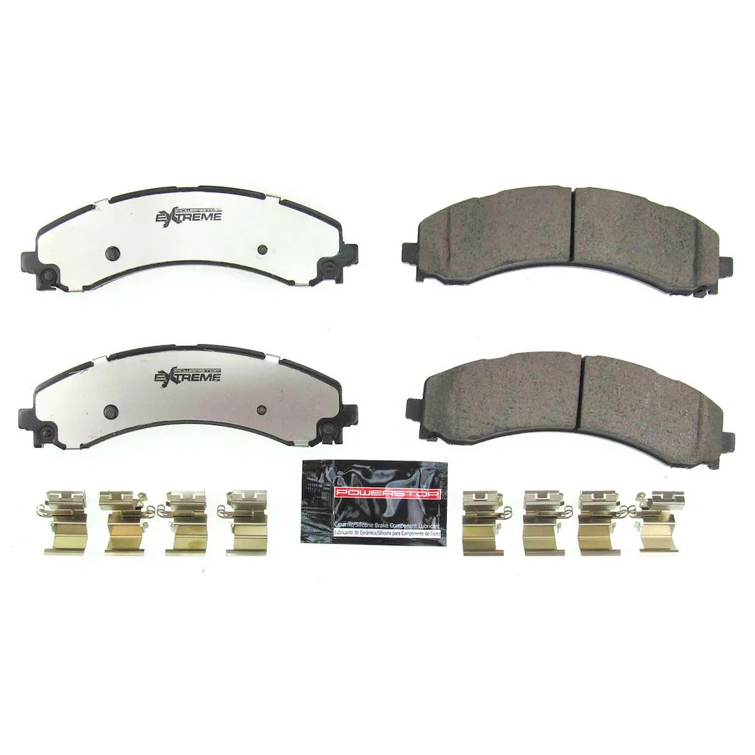 Z36-2224 – POWERSTOP Brake Pad, Carbon-Fiber Ceramic Brake Pads Set Of 4 With Stainless Steel Hardware